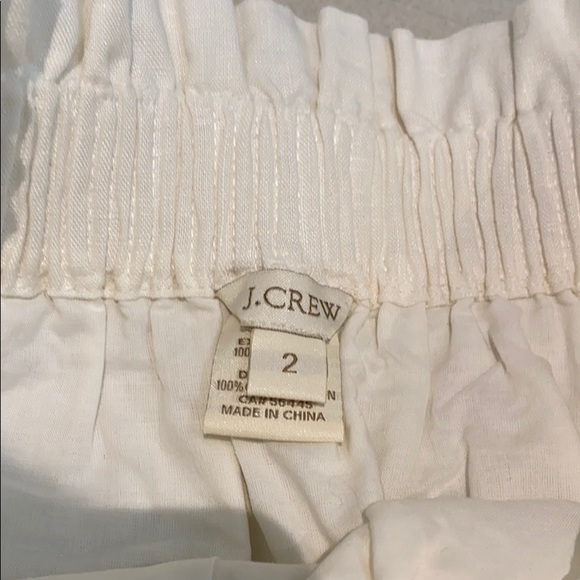 NEW ! J.Crew Paper Bag Skirt in White. - Picture 5 of 6